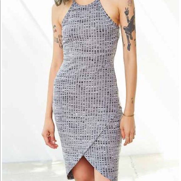 Silence + Noise Gray Tulip Dress Space-dye - Picture 3 of 4